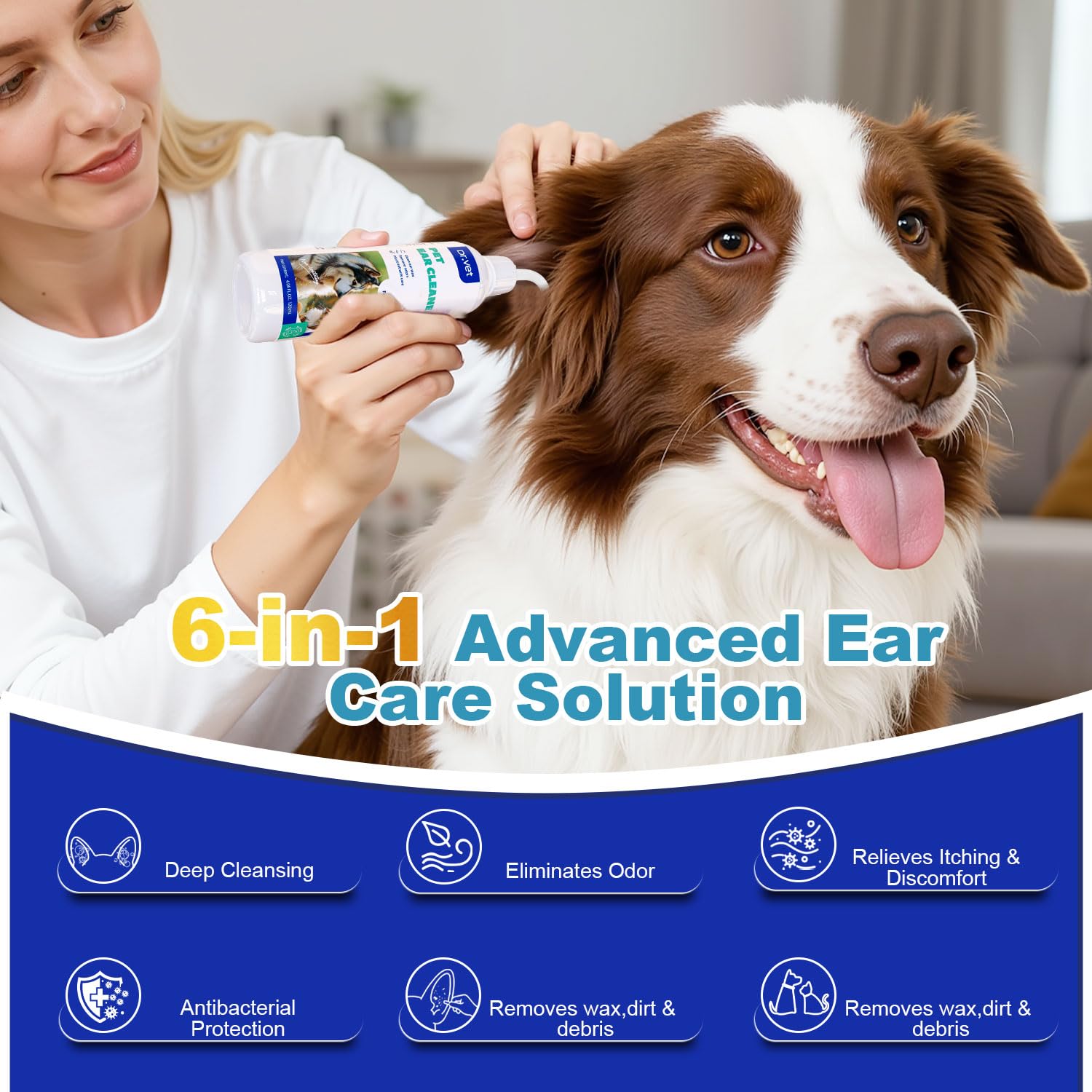 Dr Vet ingrédients aloe: apaise les oreilles sensibles.