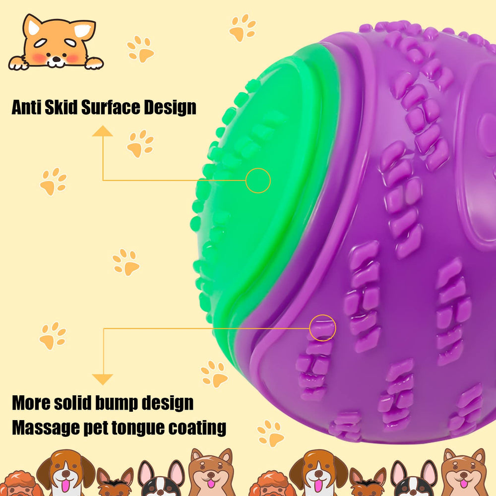 Balles DragonflyDreams pour chien, diamètre 2,5 pouces, adaptées aux chiens moyens et grands.