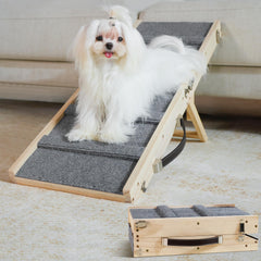 Drakthos Rampe pour petit chien, 7,48 pouces, montée en douceur sur canapé.