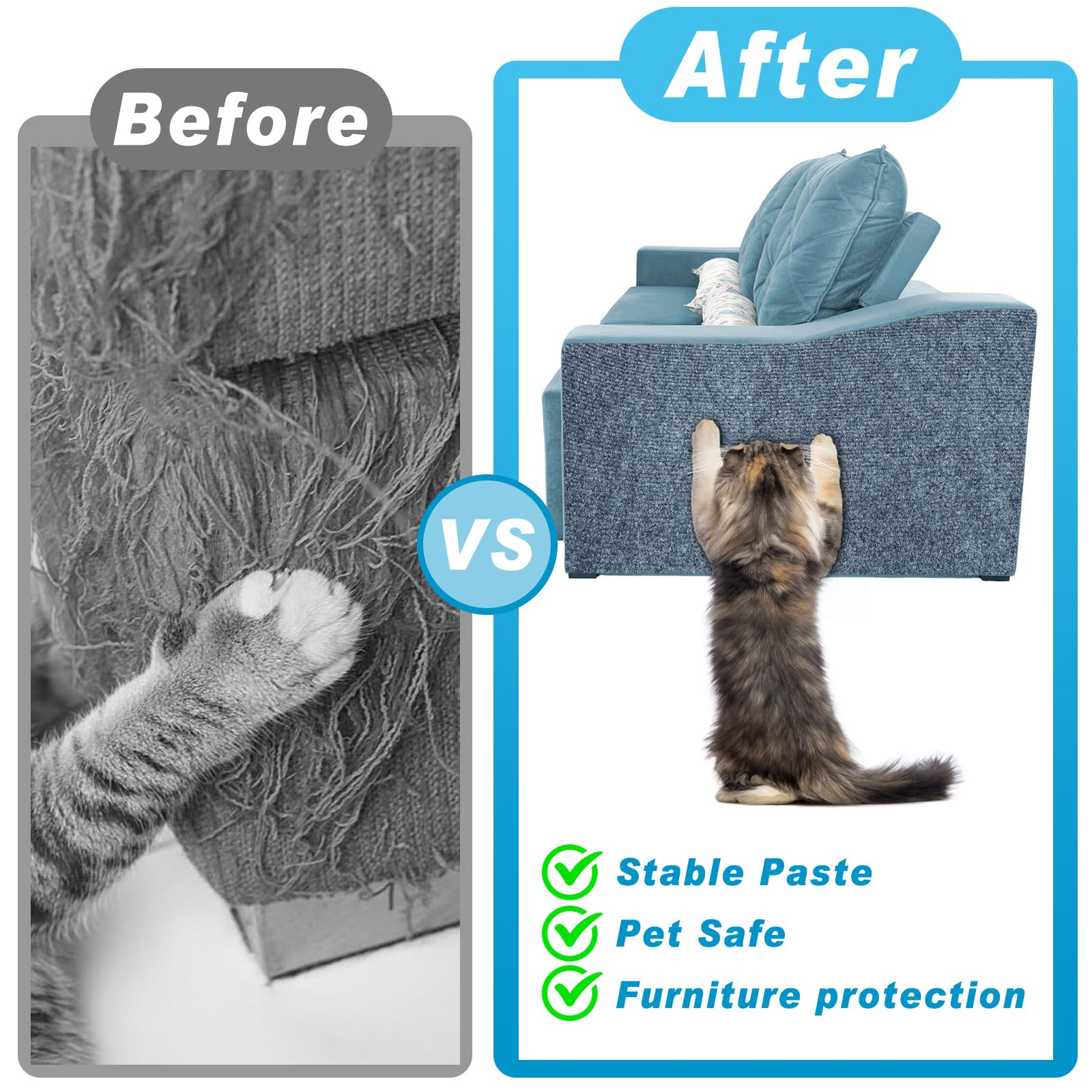 Draupnir Tapis Griffage Chat – feutre durable et sûr pour votre chat