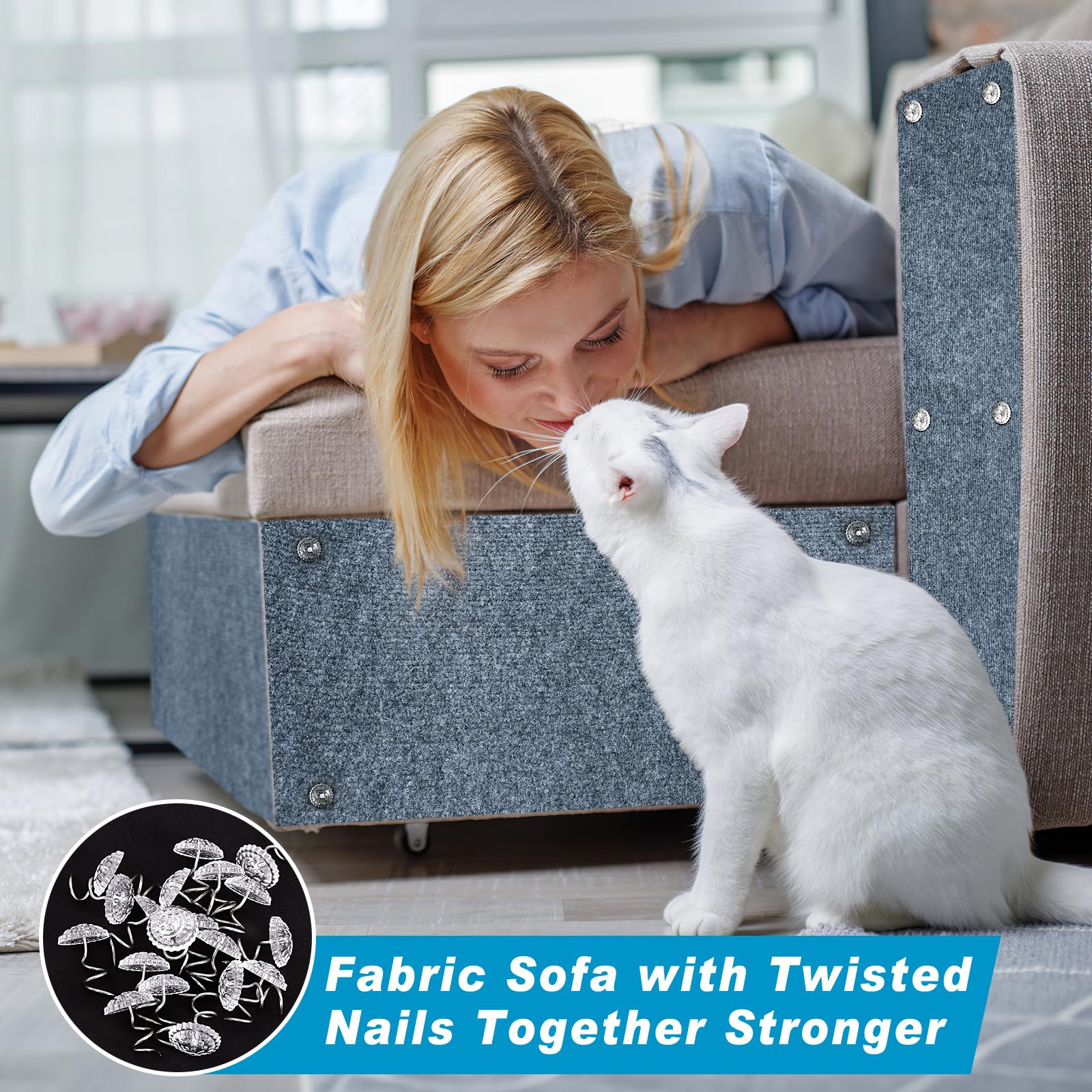 Draupnir Tapis Griffage Chat – montage simple avec vis inclus