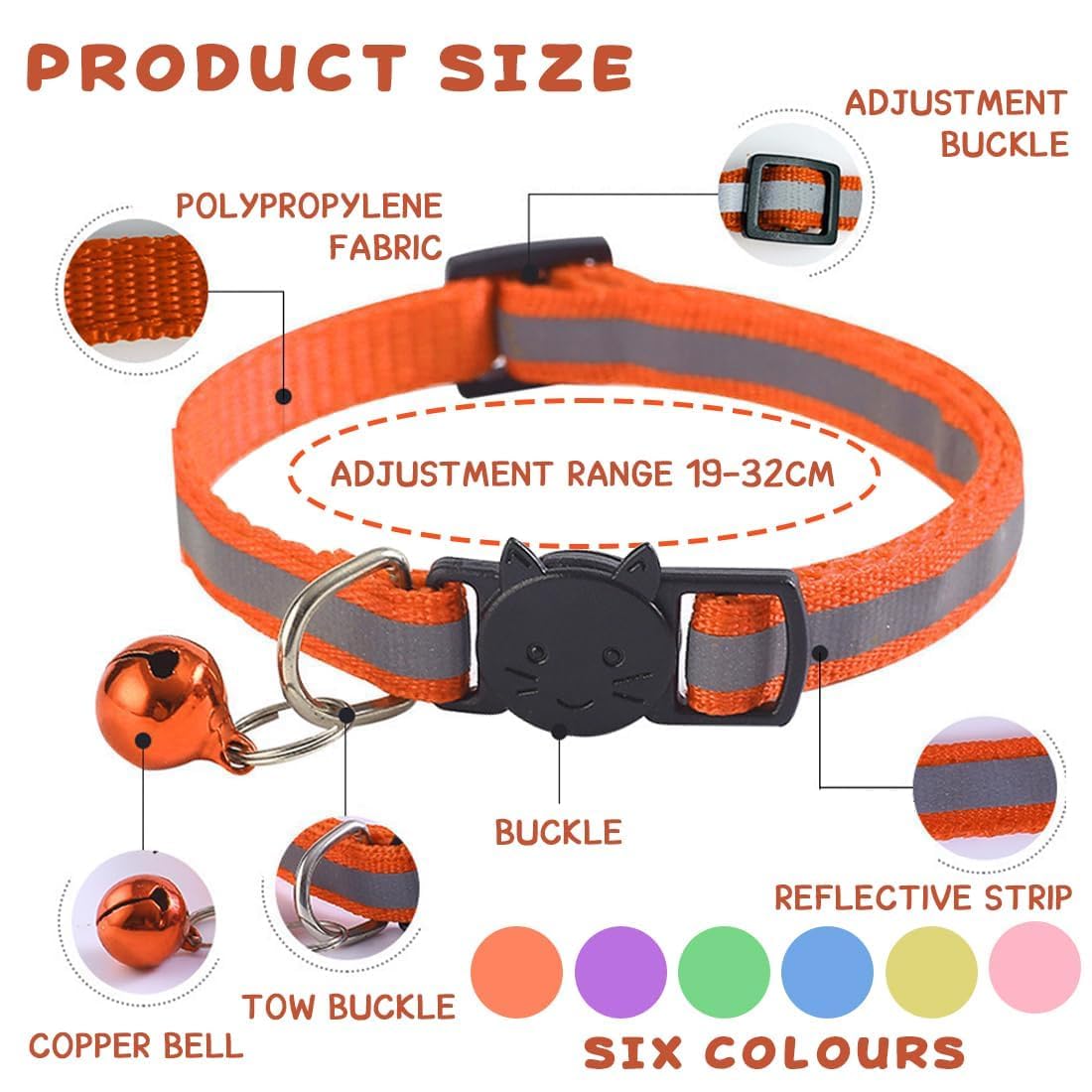 Collier DreamAug avec boucle de sécurité à rupture rapide, pratique lors des jeux en extérieur.