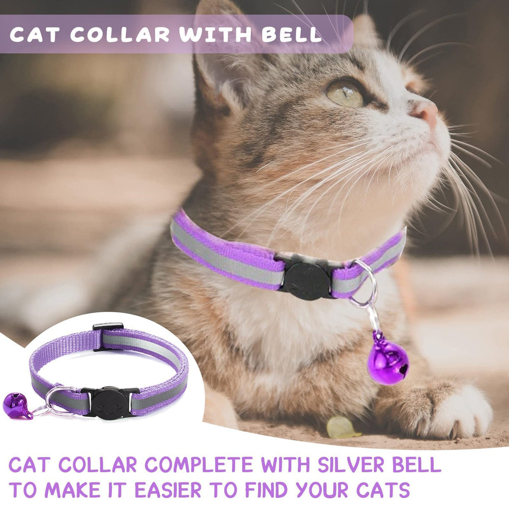 Collier DreamAug en nylon doux et ajustable, adapté aux chatons et aux chats adultes.