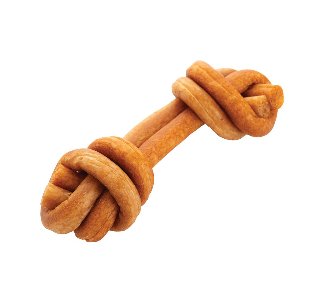 DreamBone CollaYUMS Noeuds croquants, texture ludique qui occupe les chiens actifs.