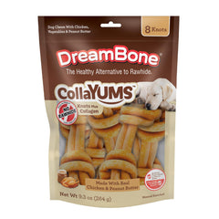 DreamBone CollaYUMS Noeuds Plus au poulet pour chiens actifs.