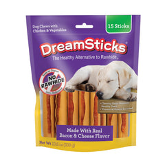 DreamBone DreamSticks emballage sans cuir, pratique pour chien
