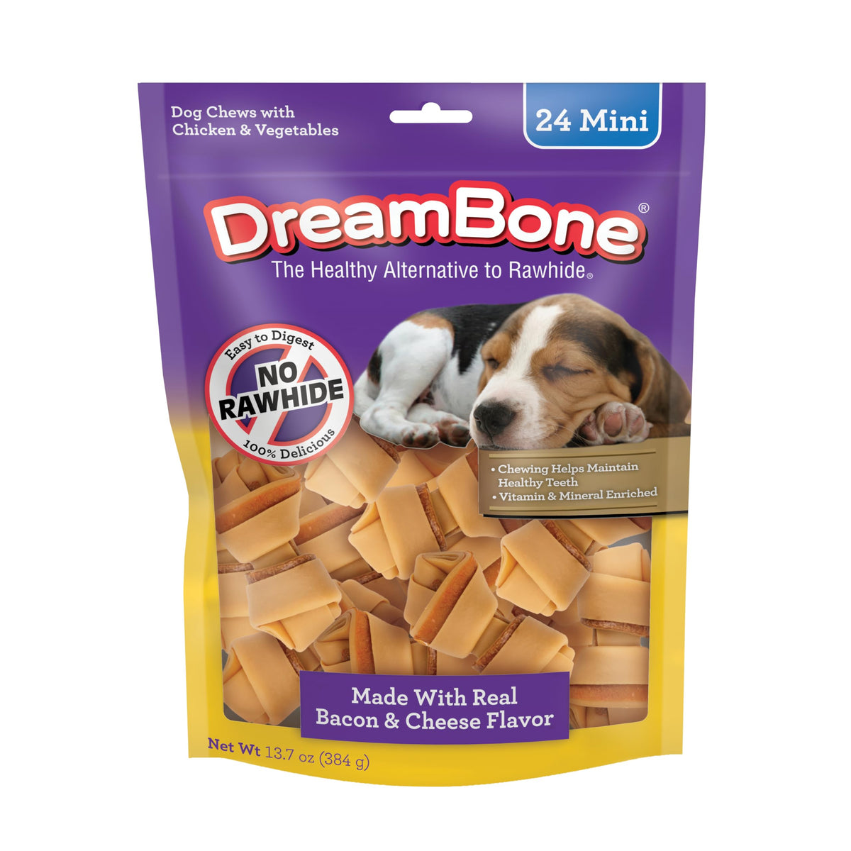 DreamBone Mini emballage 24 unités, pratique pour petites races.