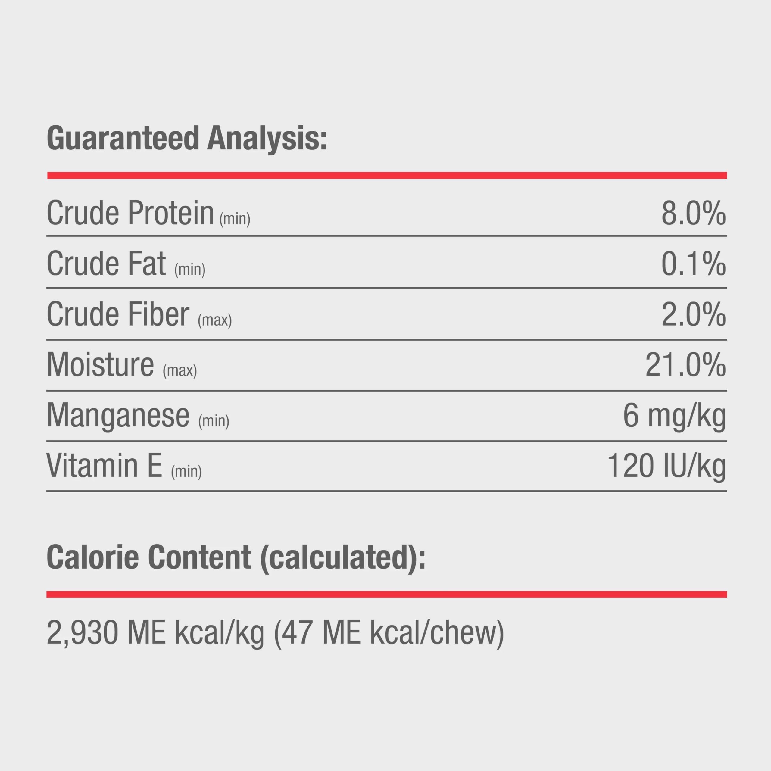 DreamBone Mini usage quotidien: 1 à 2 pièces recommandées.