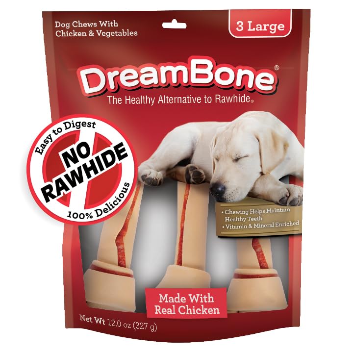 DreamBone-poulet-legumes-ingredients-sante : formulation saine pour chiens.
