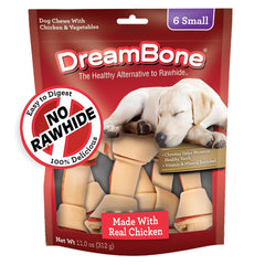 DreamBone poulet reel et legumes: friandise savoureuse pour chiens actifs