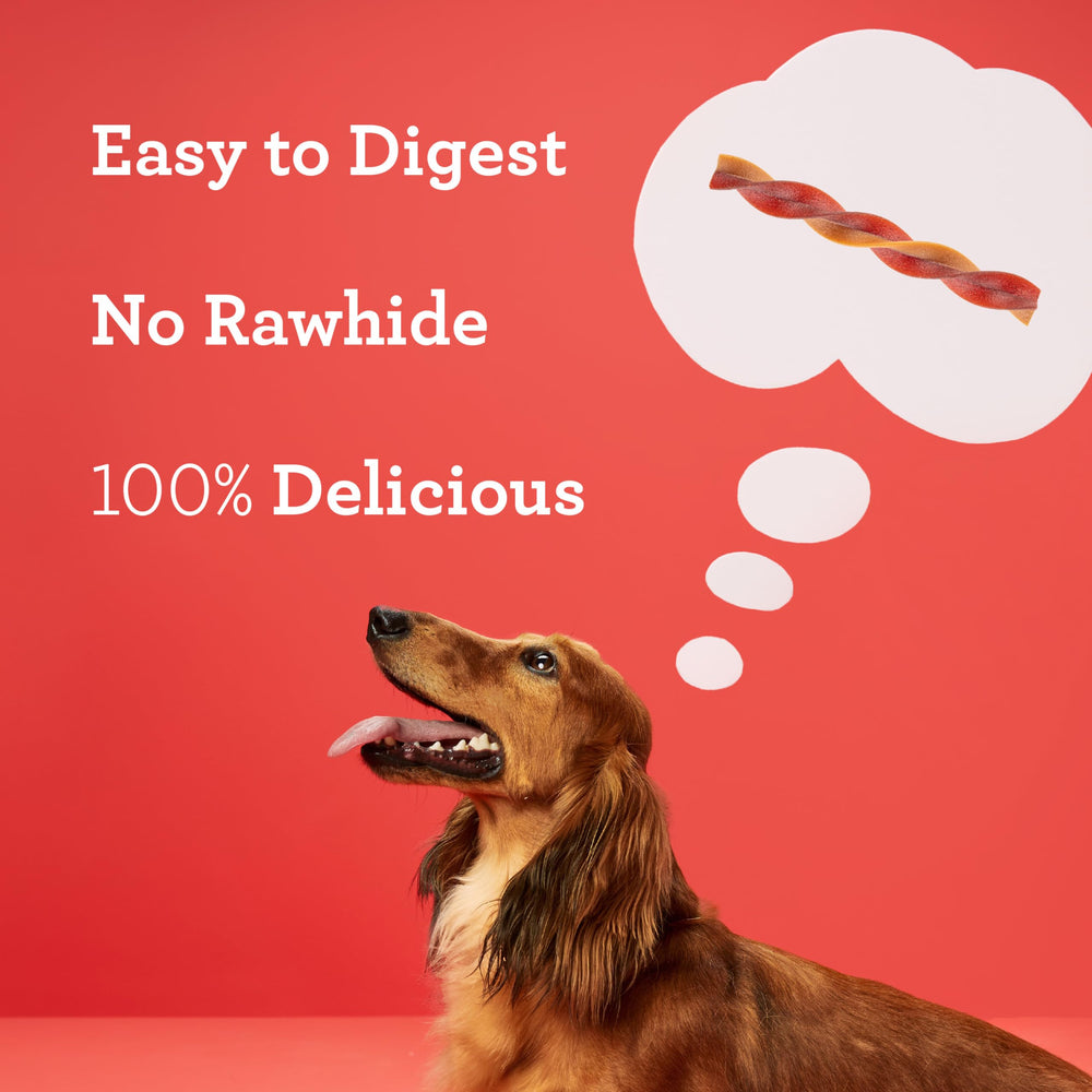 DreamBone Triple Flavor Swirlz vitamines et minéraux — friandises enrichies pour l'appétit des chiens.