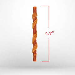 DreamBone Twists poulet-sirloin intérieur, texture tendre et fermement mâchable.