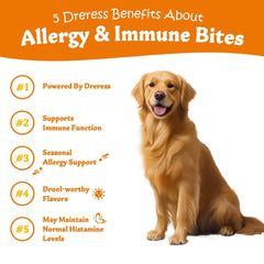 Dreress friandises allergie chien texture moelleuse pour une dégustation agréable