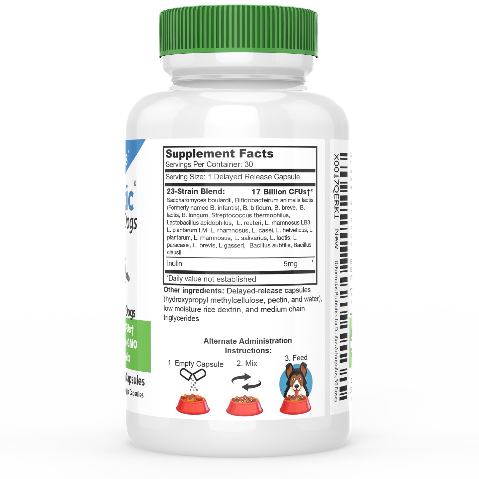 DrFormulas Nexabiotic – capsules pré-dosées faciles à mélanger dans la nourriture.