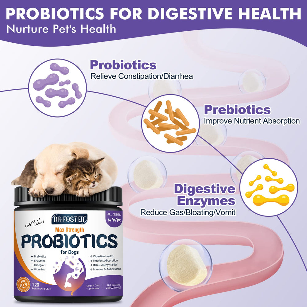 Enzymes digestives DRFOSTER améliorant l'absorption des nutriments.