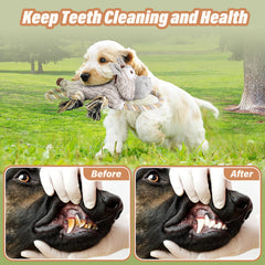 Drmstow jouet chien mastication avec corde robuste
