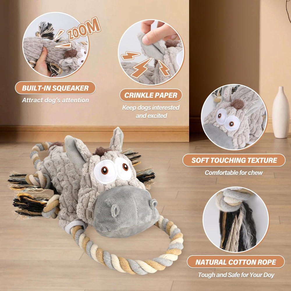Drmstow jouet chien corde-tug pour jeu interactif