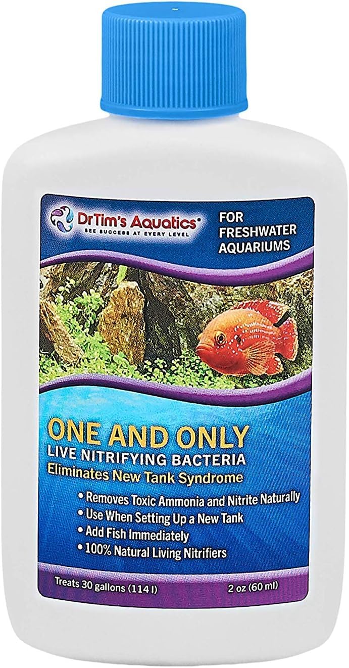 DrTim's Aquatics One and Only Freshwater – bouteille 2oz facilitant démarrage sans stress