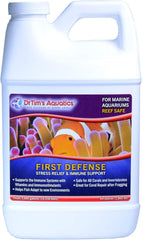 DrTim's Aquatics Premier Défense Récif - bouteille 64oz soutient immunité et récupération des poissons.