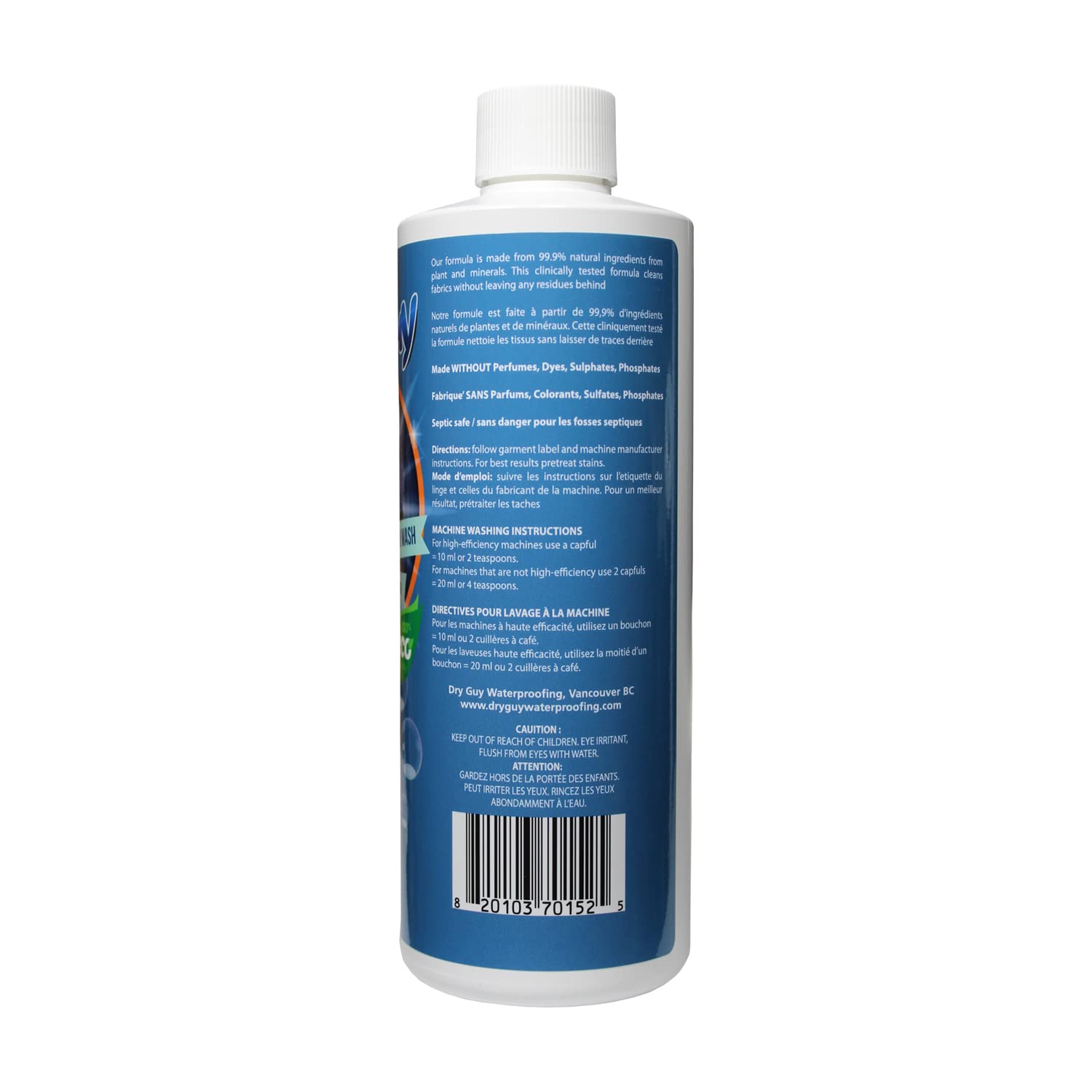 Après lavage, couverture propre et plus respirante avec Dry Guy Waterproofing