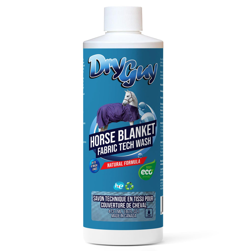 Dry Guy Waterproofing: lavage-tech sur couverture cheval pour nettoyage en profondeur