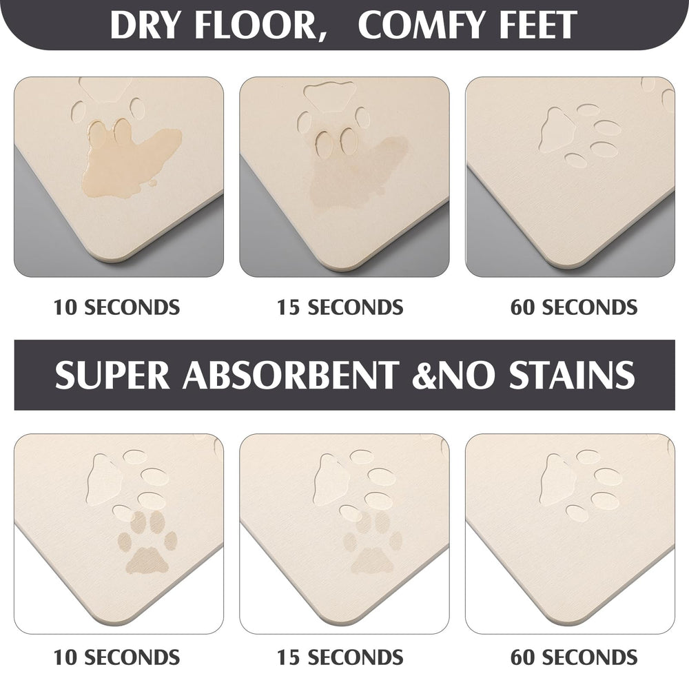 Drydiet kit complet pour repas d'animaux avec tapis pierre, sous-tapis et ponçage.