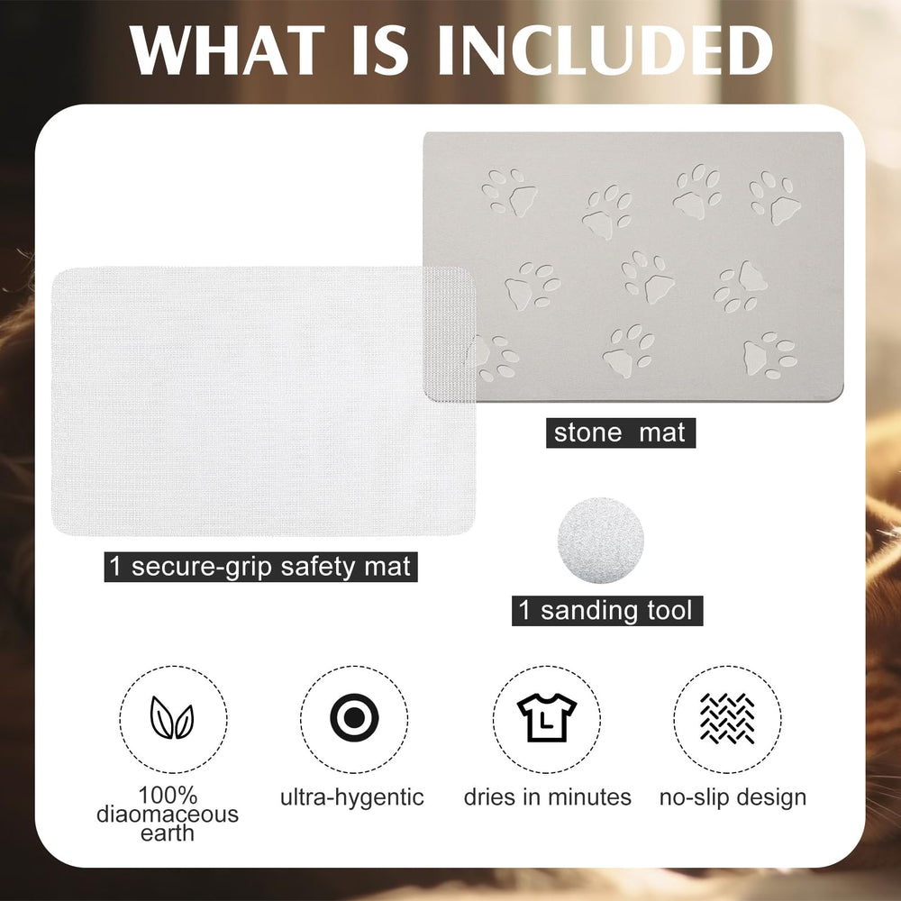 Drydiet Tapis-Pierre absorbant terre de diatomée, séchage rapide