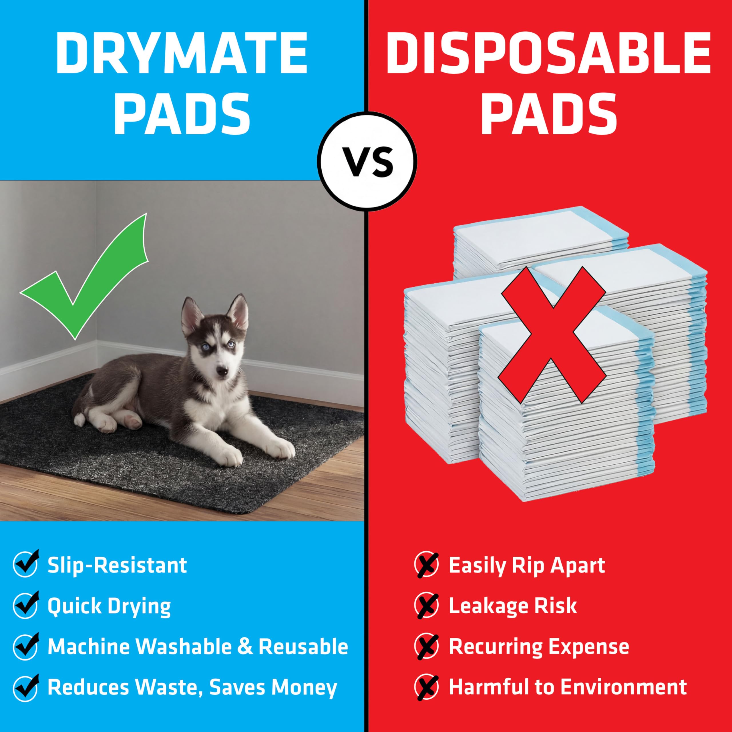 Drymate Jumbo – solution multi-usages pour entraînement et propreté.