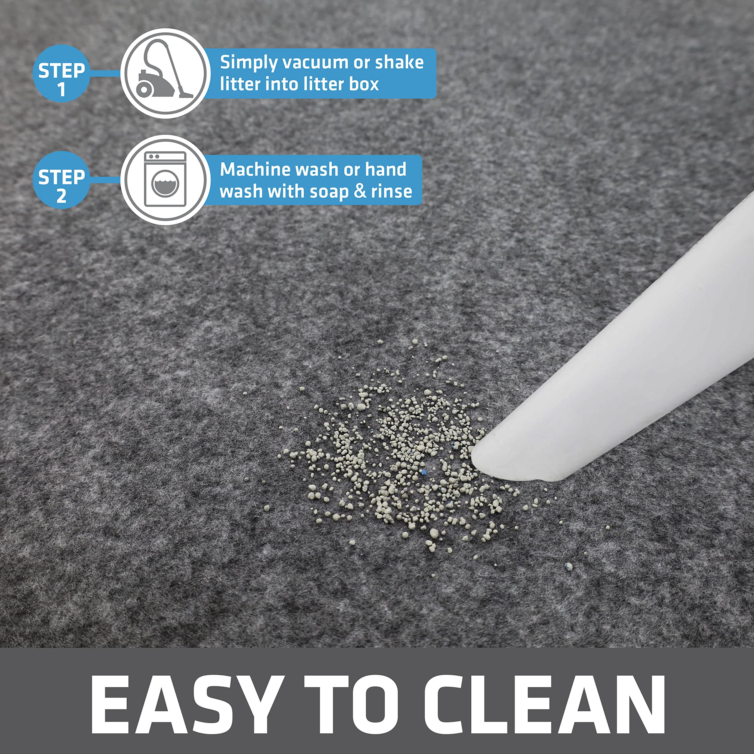 Nettoyage facile Drymate, lavable en machine et prêt rapidement.