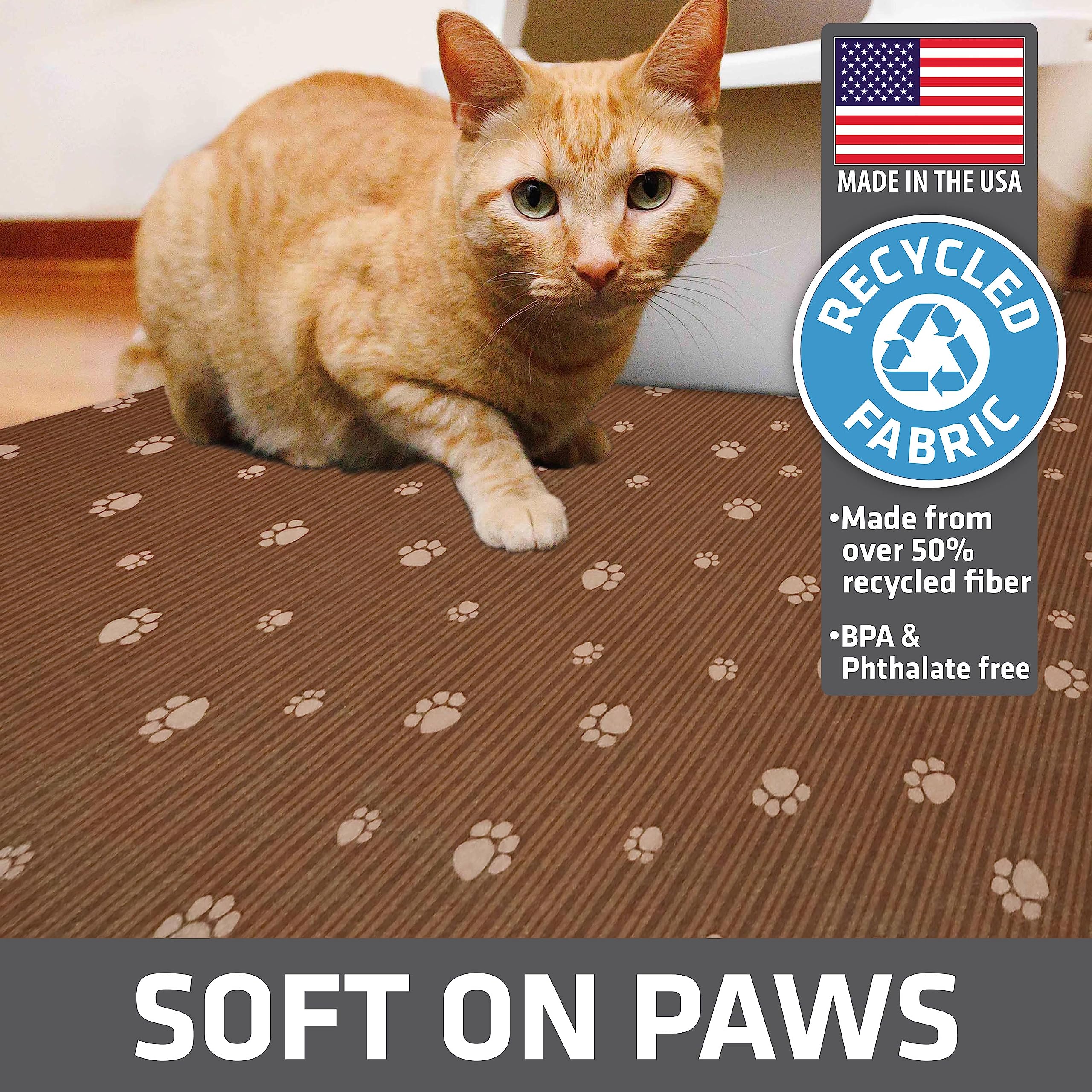 Drymate Tapis Litière Chat absorbant retient l’humidité et garde sec.