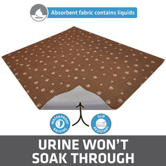 Drymate Tapis Litière Chat imperméable aux urines protège le sol.