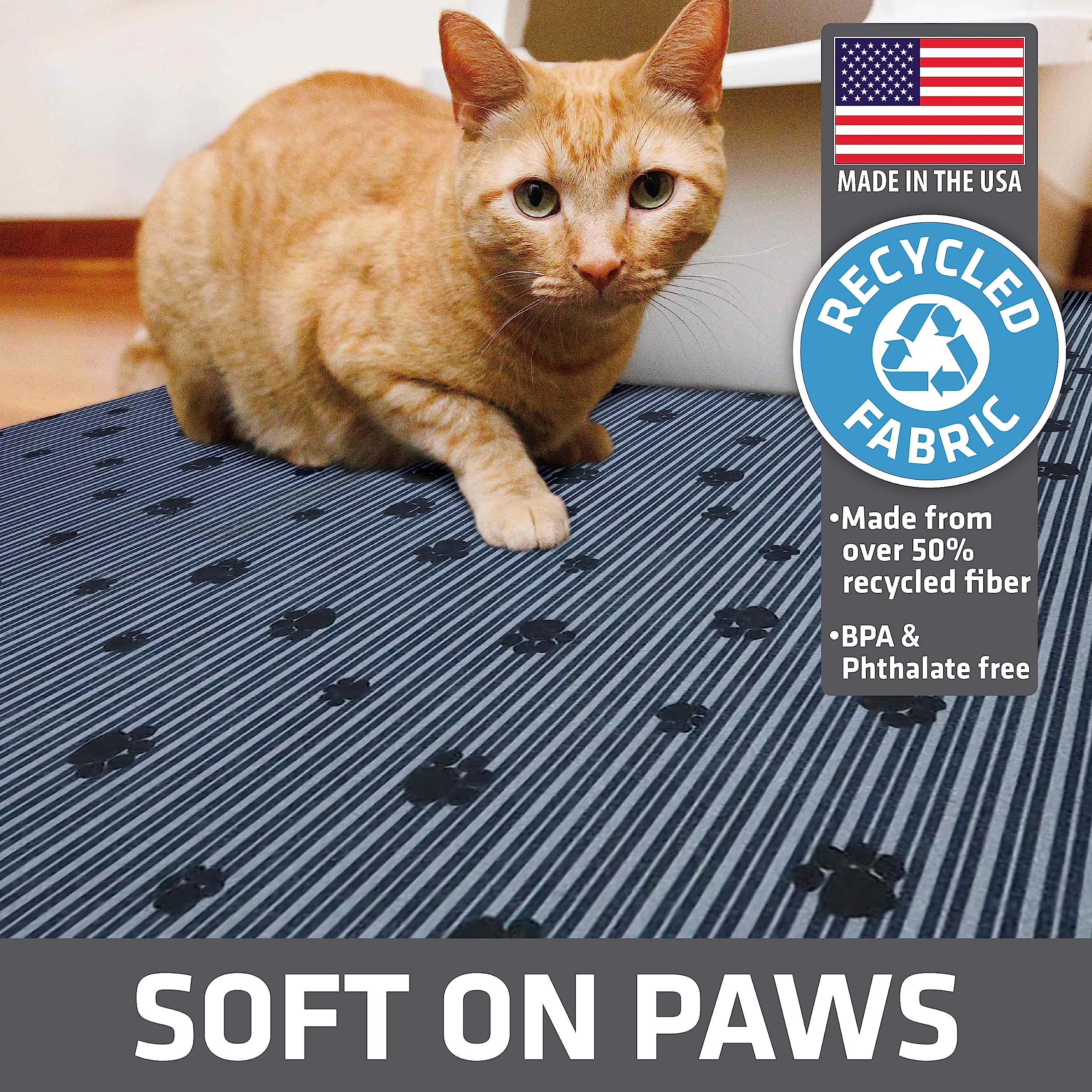 Drymate Tapis Litière Chat lavable en machine facilite le nettoyage