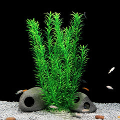 dskoiph base quartz plante aquarium, support stable pour des plantes artificielles durables.