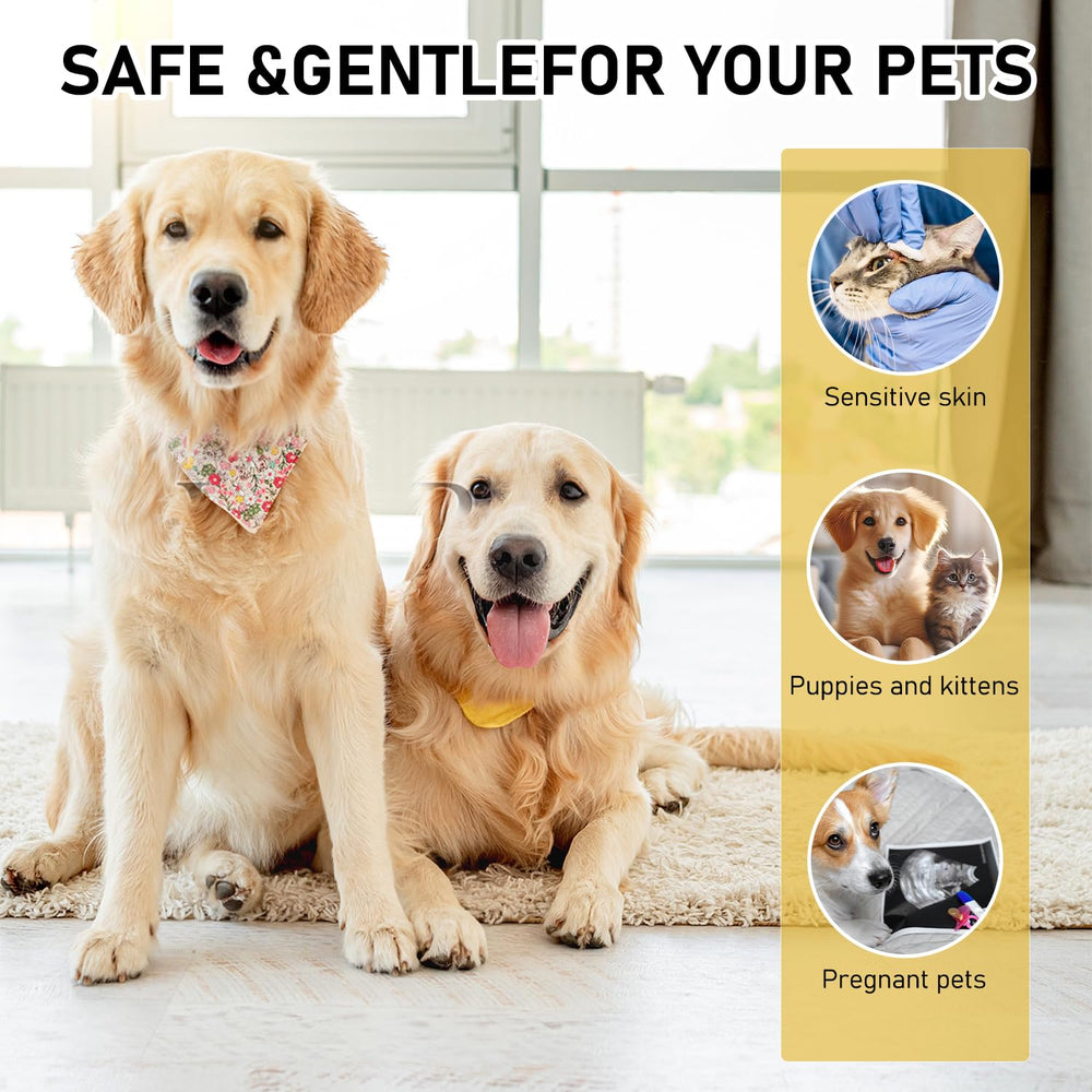 Application rapide pour chiens et chats, utilisation simple.