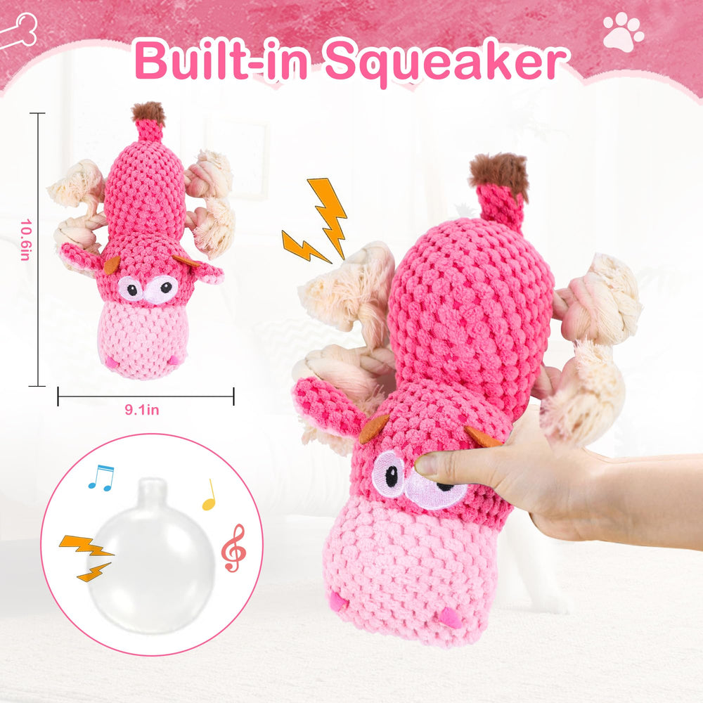 DSUMD jouet siffle hippo, design sûr sans plastique dur.
