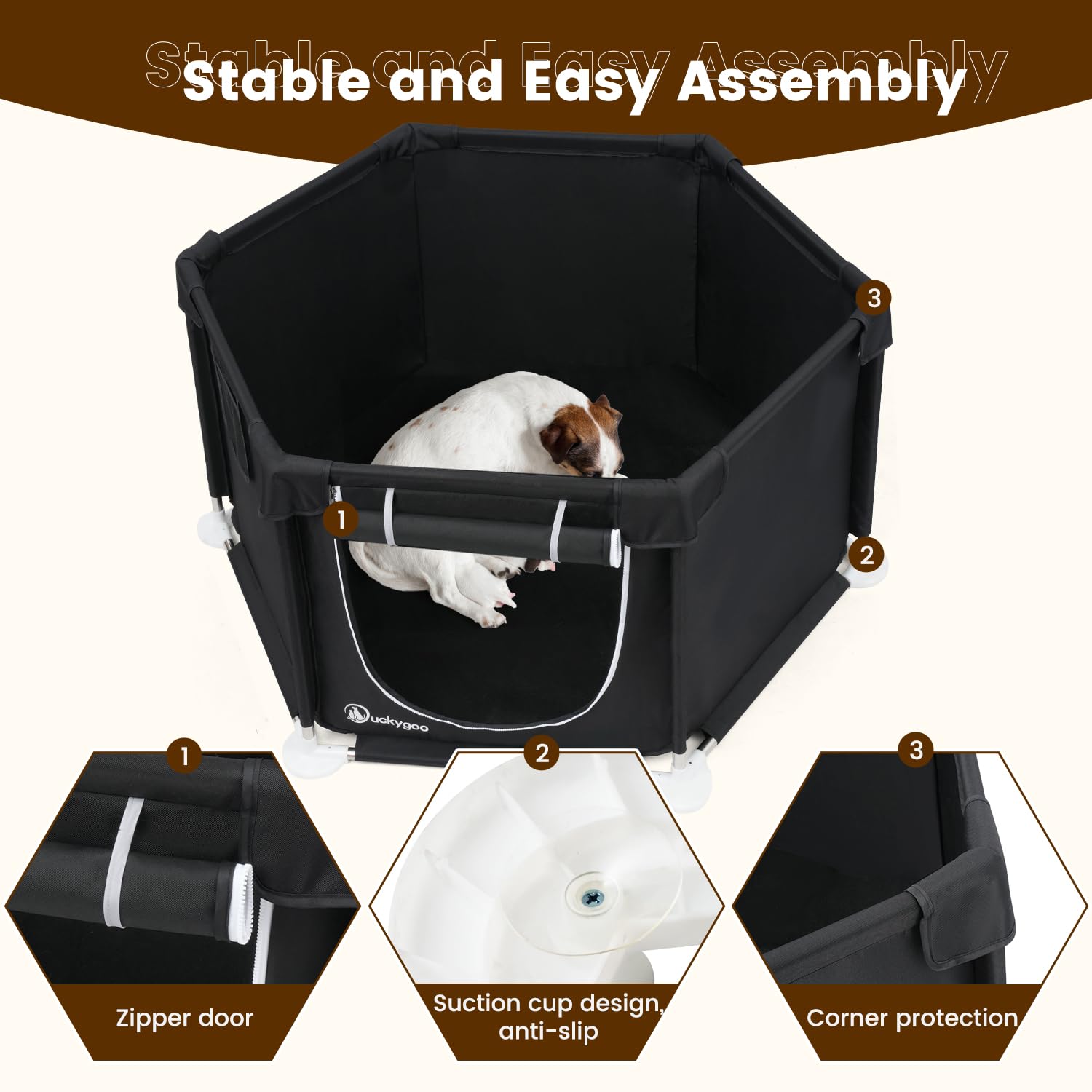 Porte à fermeture éclair Duckygoo – accès rapide et pratique