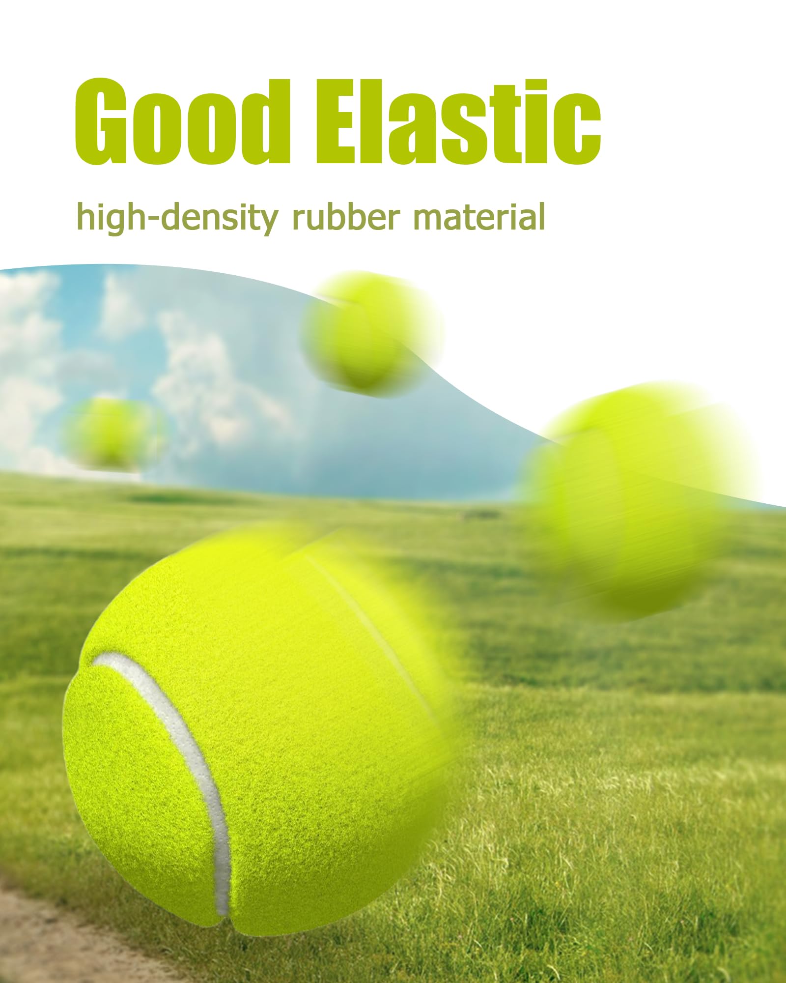 Balle Dukuueie tennis stimulation-mentale, encourage l’exercice et la concentration lors des jeux.