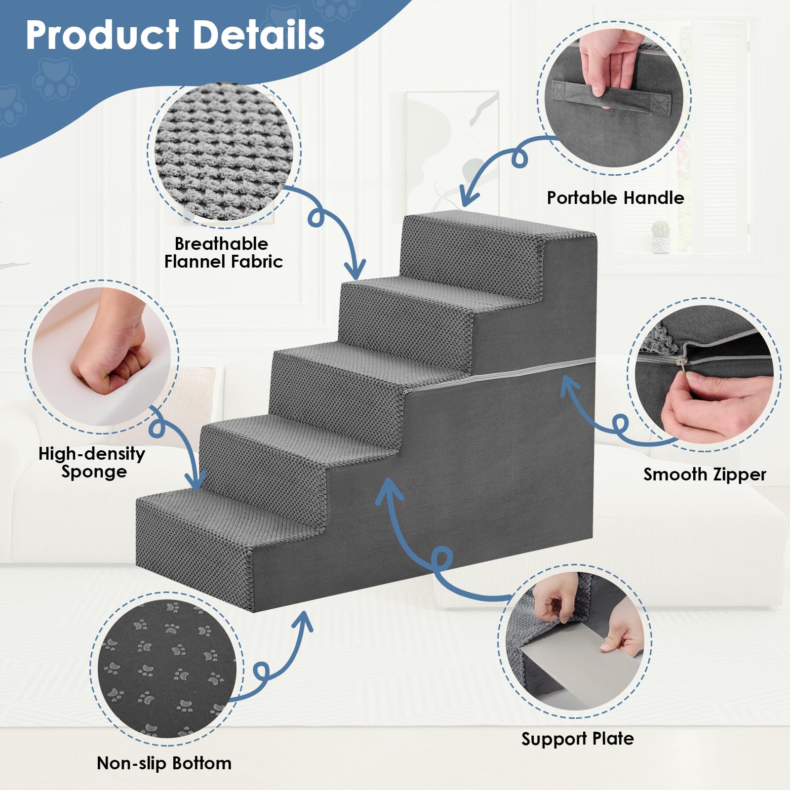 DUMOS mousse haute densité offrant un soutien doux et durable.