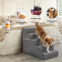 Escaliers Dumos pliables avec housse amovible facilitant le nettoyage.