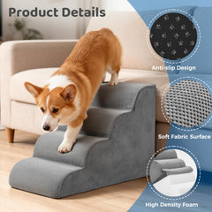 Escaliers DUMOS disponibles en quatre etapes pour meubles variés.