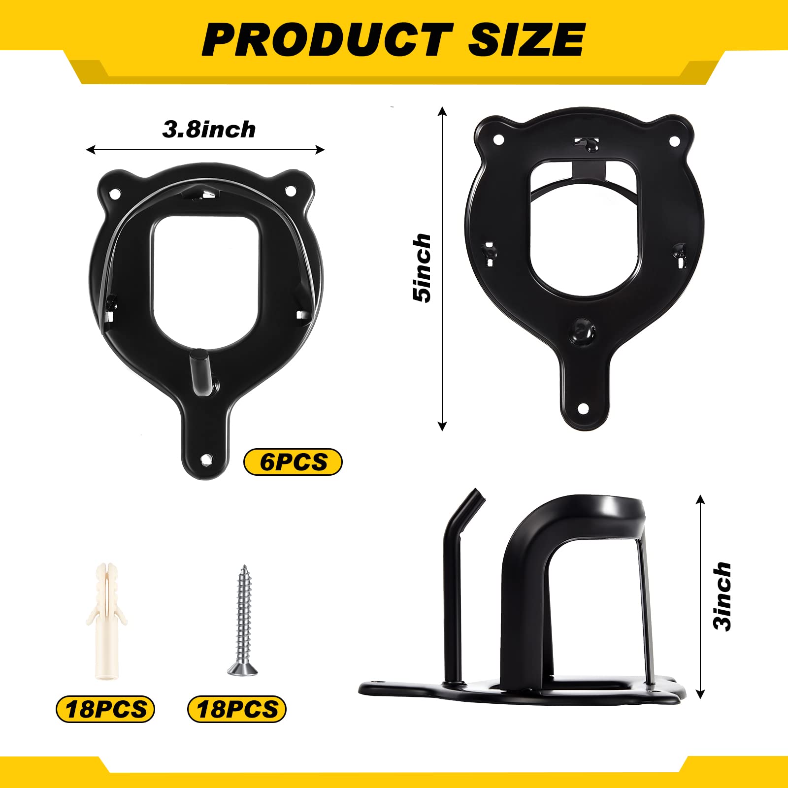 Équipement Dunzy: tubes d'expansion et vis inclus pour une installation facile.