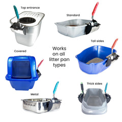 Porte-louche DuraScoop, accroche-panneau, fixation stable.