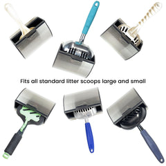 Porte-louche DuraScoop, base solide, évite les chutes.