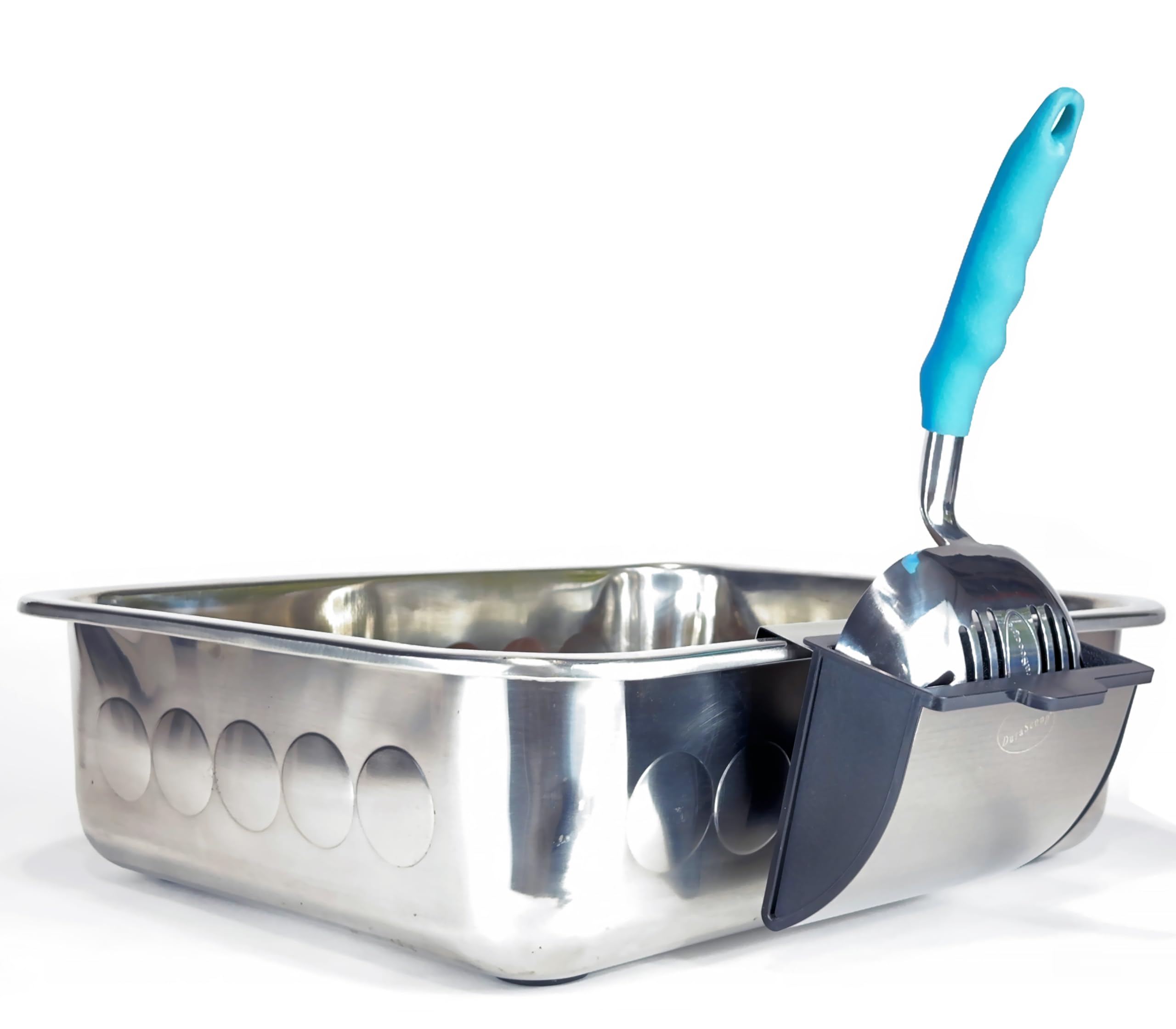 Porte-louche DuraScoop, design durable, s'intègre discrètement.