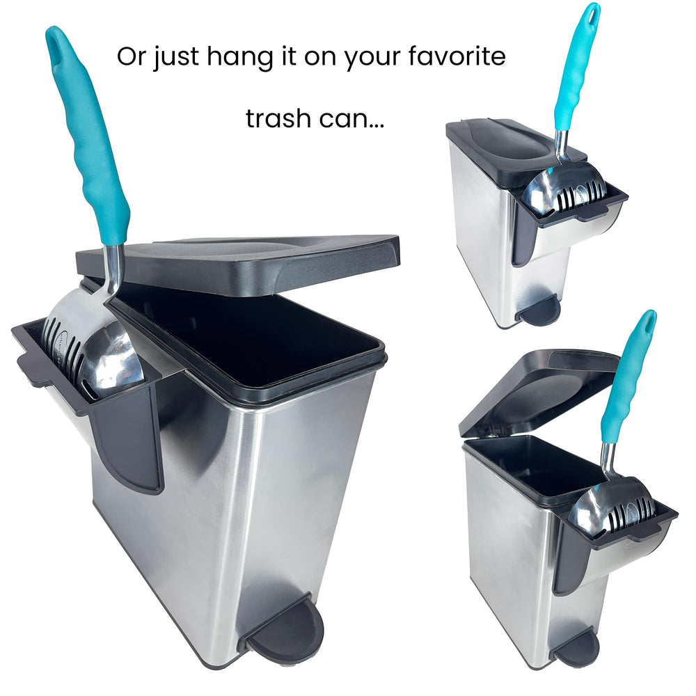 Porte-louche DuraScoop, métal durable, longévité assurée.