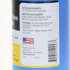 Durvet chlorhexidine 16oz - utilisation sur chiens et chevaux pour nettoyer les zones superficielles.