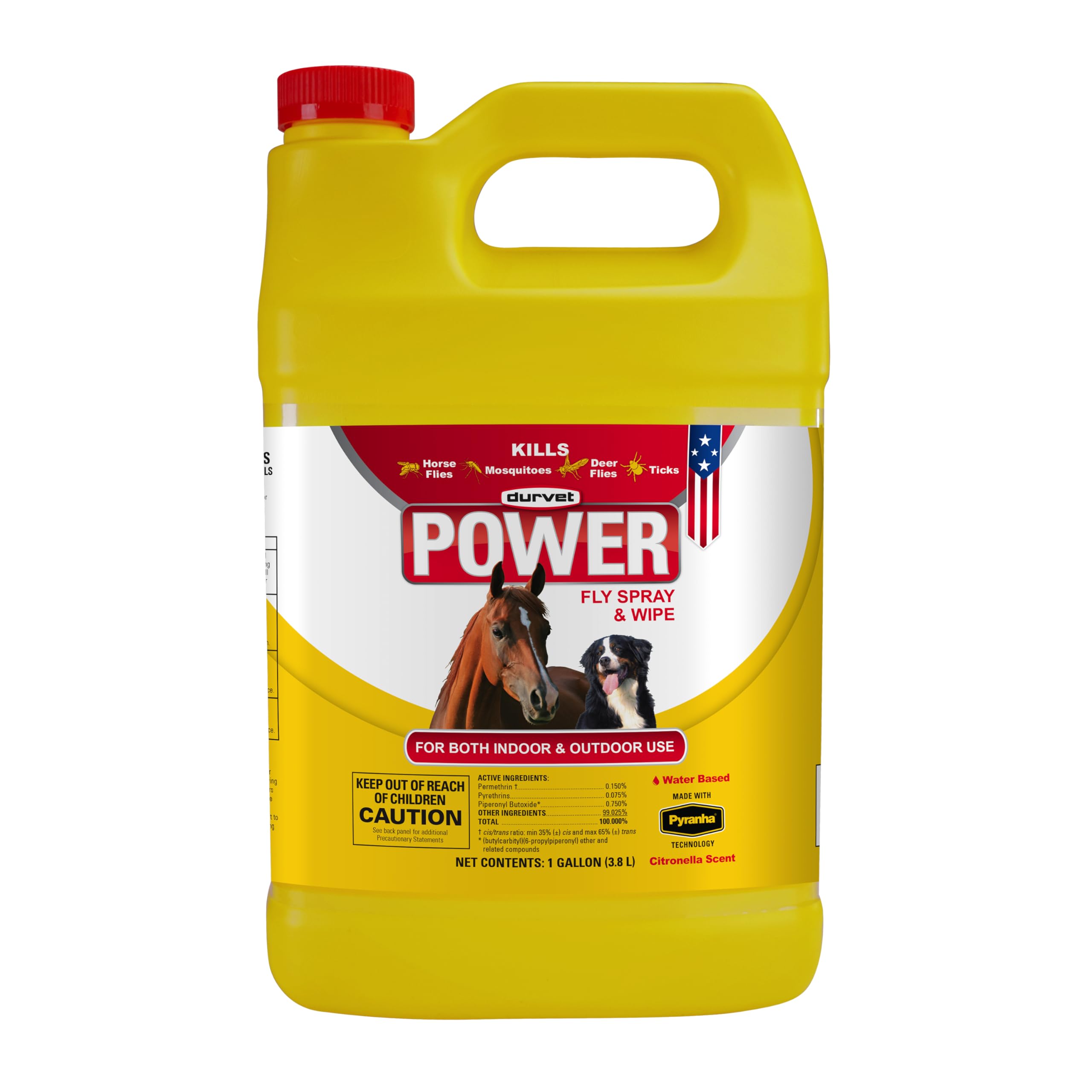 Durvet Fly 003-1021 : bouteille-pulverisateur pour chevaux, spray pratique.