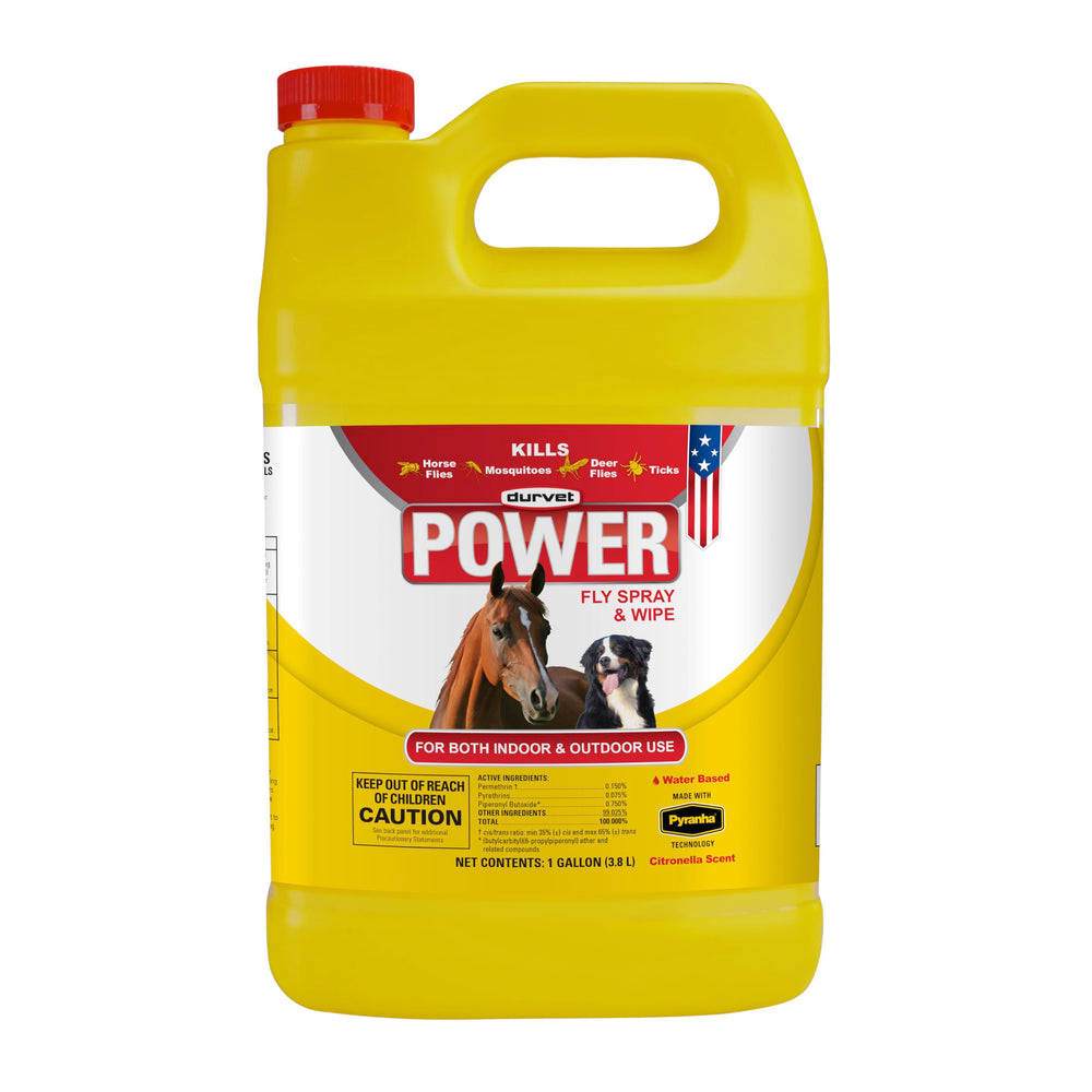 Durvet Fly 003-1021 : bouteille-pulverisateur pour chevaux, spray pratique.