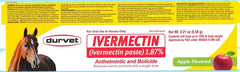 Durvet Ivermectin Pâte cheval, application facile dans le tube.