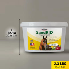 Durvet Sandrid Psyllium Pellets – portionnement simple dans la ration.